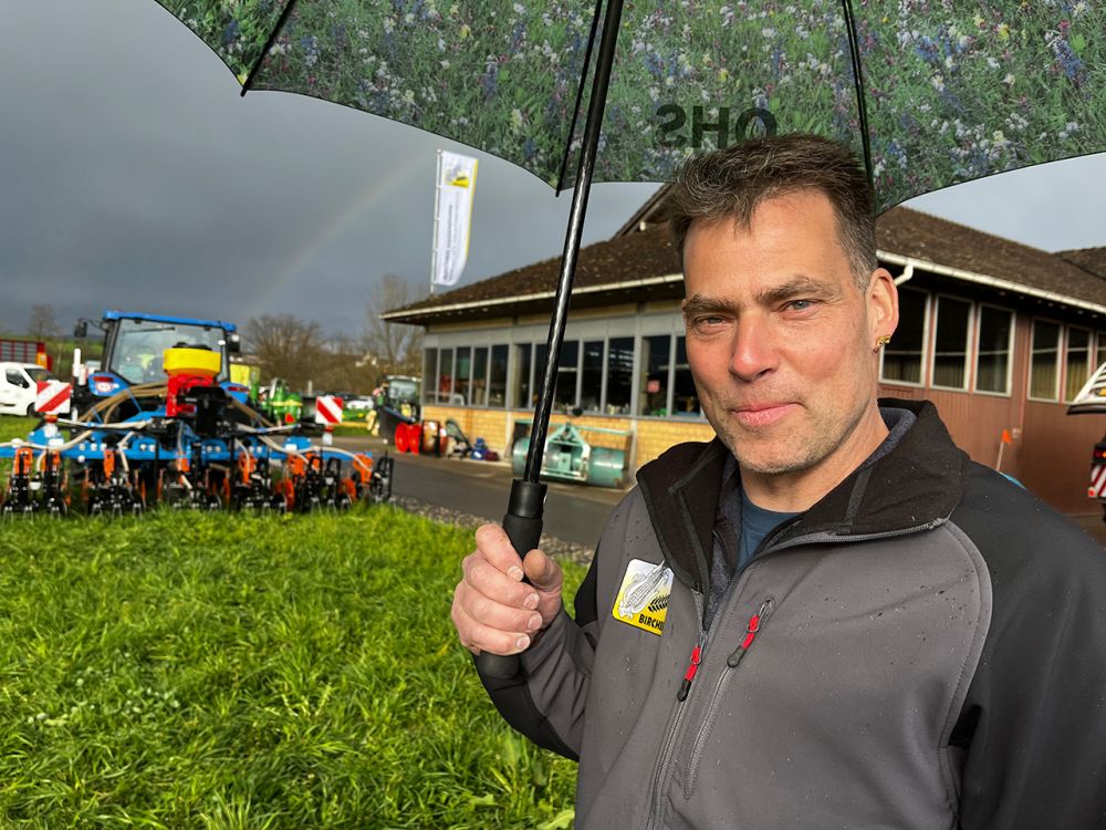 Roman Bircher ist gelernter Landmaschinenmechaniker und Geschäftsführer von Bircher Lohnunternehmen.