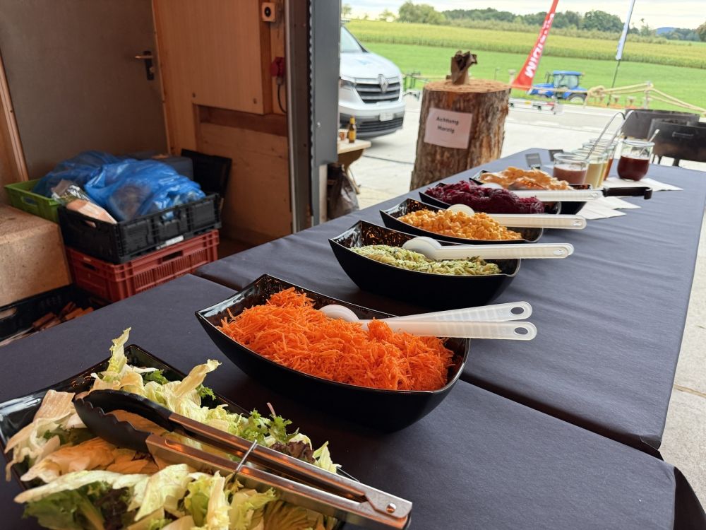 Le buffet de salades avait de quoi satisfaire toutes les envies.