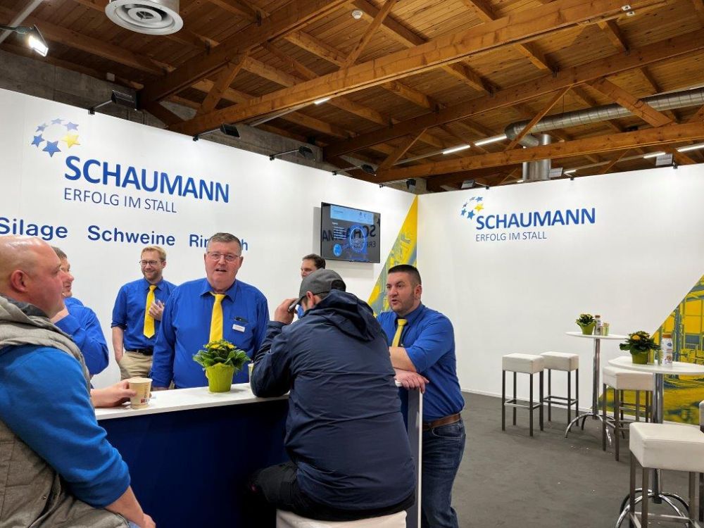 Das Schaumann Team bereit für die Messetage: neu Biostimulanzien Produktlinie. Foto: kim